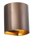 RADU Wandlicht geborsteld brons G9 excl (max 40W)