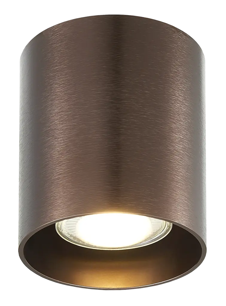 BABAR Plafondlicht geborsteld brons rond 1xGU10 excl (max 50W)