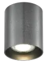 BABAR Plafondlicht geborsteld staal rond 1xGU10 excl (max 50W)