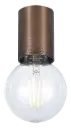 BABU Plafondlicht geborsteld brons, 1x E27 excl (Ø56x90)