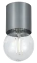 BABU ceiling light brushed steel 1x E27 excl (Ø80x84)