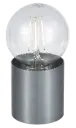 BABU Lampe de table acier brossé 1x E27 excl (Ø80x84)