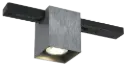 BABAR sqr 1xGU10 excl monofase track spot geborsteld staal