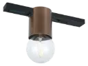 BABU 1xE27 excl Plafondlicht 1F-track geborsteld brons