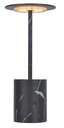 POPPY LED tafellamp 2W 180Lm IP44, herlaadbare batterij incl, zwart