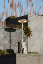 POPPY LED tafellamp 2W 180Lm IP44, herlaadbare batterij incl, grijs