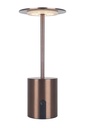 POPPY LED tafellamp 2W 180Lm IP44, herlaadbare batterij incl, brons
