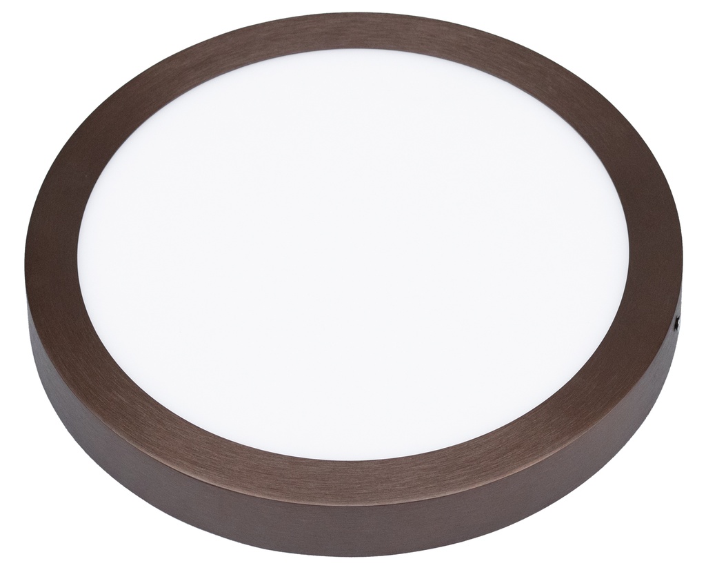 FLUKE LED plafonnier rond geborsteld brons 24W 3000K Ø30cm