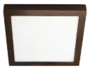 FLUKE LED Ceiling Light Square Brushed Bronze 24 W 3000 K 30 cm