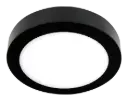 FLUKE LED plafonnier rond zwart 24W 3000K Ø30cm
