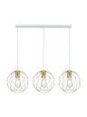 ONDA pendel 3x E27 wit + geborsteld goud_3403181