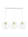ONDA pendel 3x E27 wit + geborsteld goud_3403181