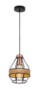 JOTI pendel 1x E27 Ø18cm zwart + koper