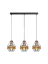 JOTI pendel 3x E27 zwart + koper