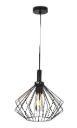 ANGULO pendel 1x E27 zwart