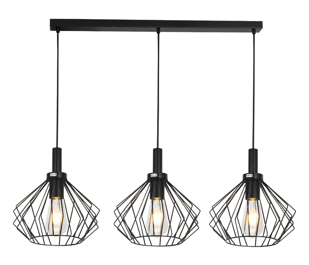 ANGULO 3x E27 black