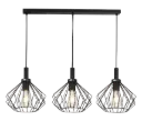 ANGULO pendel 3x E27 zwart