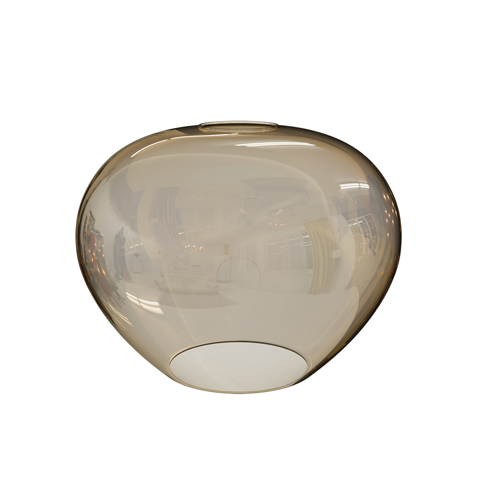 GLASS REMY amber Ø185mm