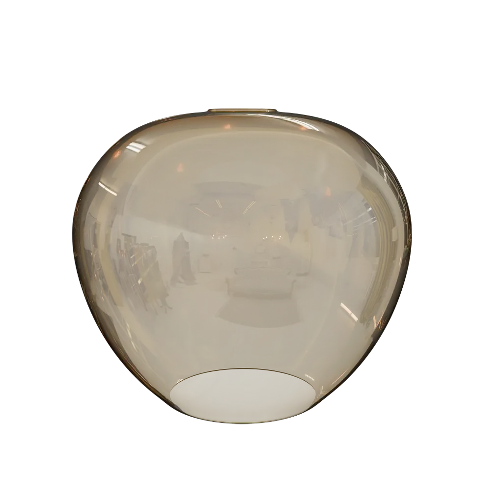 GLASS REMY amber Ø240mm