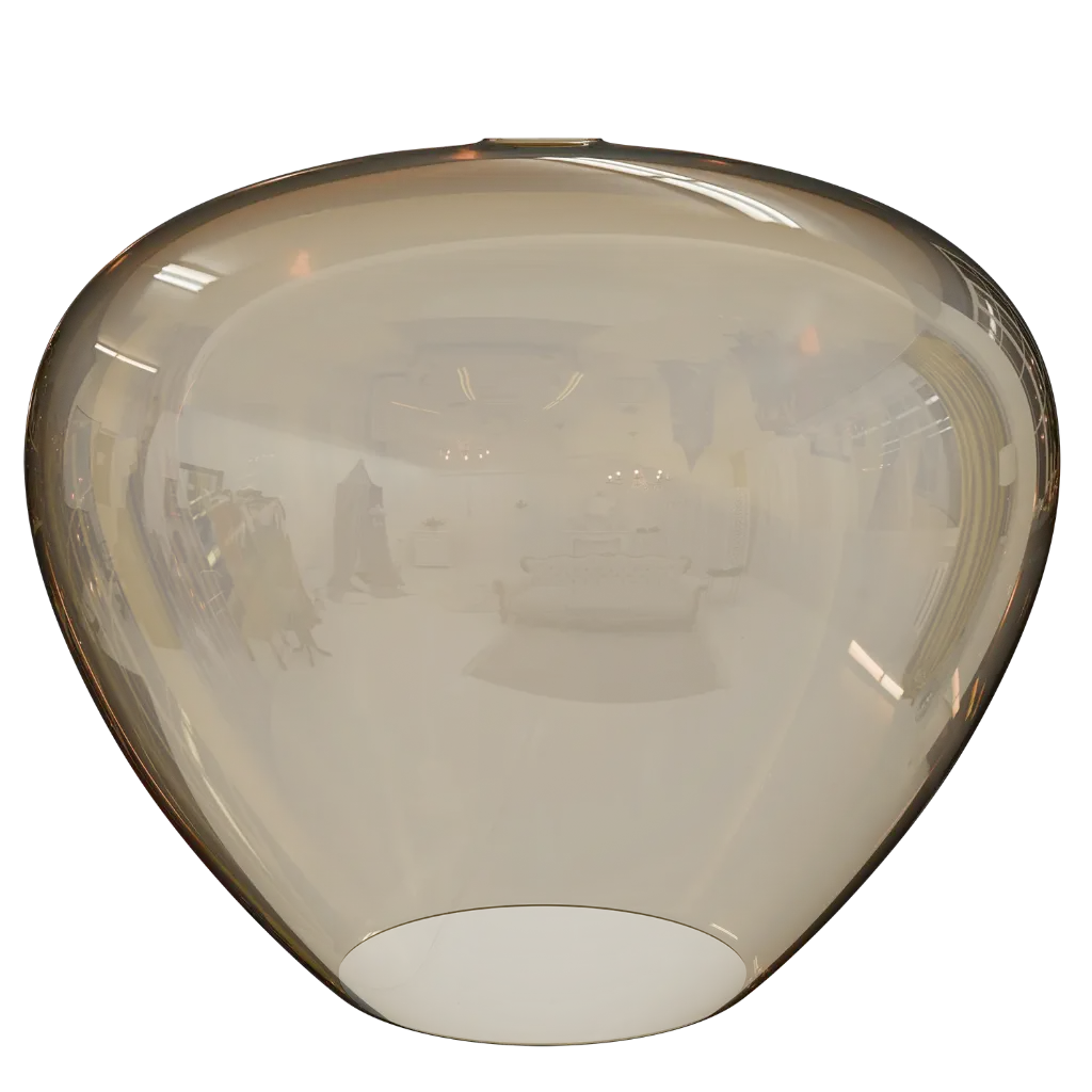 GLASS REMY amber Ø400mm