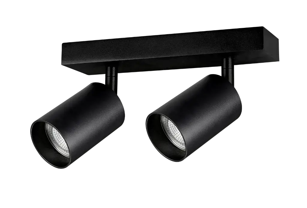 TABOO 2L GU10 (excl) noir, plafonnier