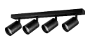TABOO 4L GU10 (excl) black, ceiling light