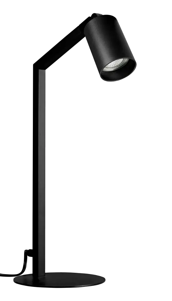 TABOO 1L GU10 (excl) noir + or brossé, lampe de table