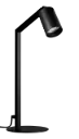 TABOO 1L GU10 (excl) noir + or brossé, lampe de table