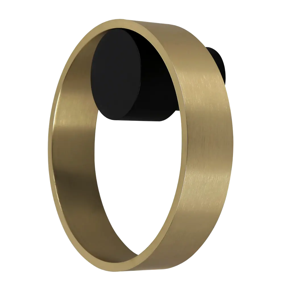 BIJOU Wandlicht 10 Watt geborsteld goud + zwart