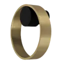 BIJOU Wandlicht 10 Watt geborsteld goud + zwart