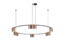 ISE Lumière suspendue 15x GU10 excl Ø1000mm bronze brossé + noir
