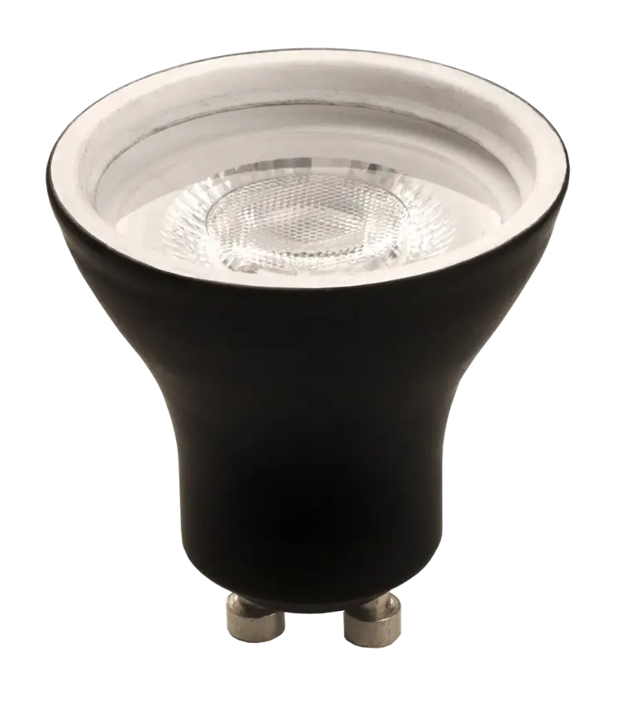 GU10 LED Deep Deco Base 7,5W 2700K, zwart, dimbaar
