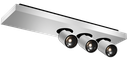 Nysit 3L Square cover B/W/W 3x4,5W GU10 dimmable LED incl.