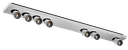 Nysit 7L Square cover B/W/W 7x4,5W GU10 dimmable LED incl.