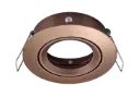 SATURN inbouwspot richtbaar GU10 (excl. Lamp) geborsteld brons 83mm