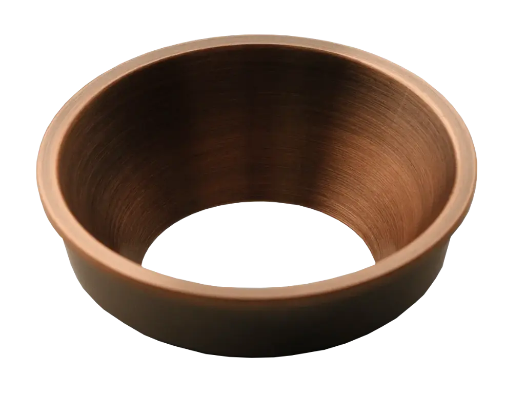 Deep Deco mini ring rood brons Ø30mm