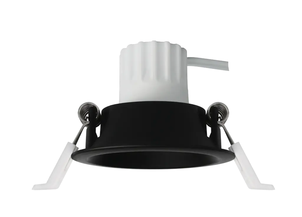 Deep Deco spot richtbaar + Mini GU10 LED 4,9W zwart, dimbaar