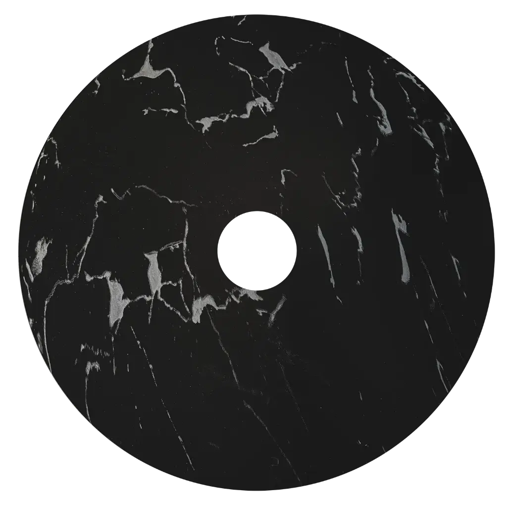 LOPAL mini disc Ø200mm zwart marmer