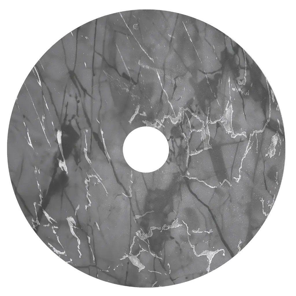 LOPAL mini disc Ø200mm grijs marmer