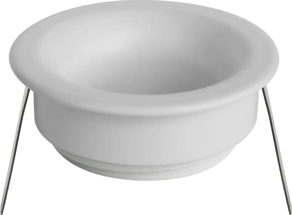 Deep Deco micro ring wit vaste spot (lamp excl)