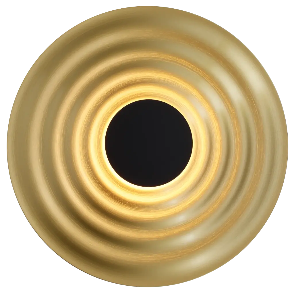 SHIWA Ø400 mm 5 W Wall Light Gold