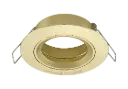 SATURN inbouwspot vast GU10 (excl. Lamp) geborsteld goud 80mm