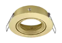 SATURN inbouwspot richtbaar GU10 (excl. Lamp) geborsteld goud 83mm