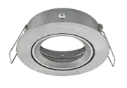 SATURN inbouwspot richtbaar GU10 (excl. Lamp) geborsteld staal 83mm