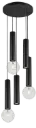 TABOO Pendant 5L 2xGU10 (excl) 3xE27 (excl) Black