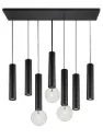TABOO pendel 7L 4xGU10 (excl) 3xE27 (excl) zwart