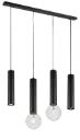 TABOO Pendant 4L 2xGU10 (excl) 2xE27 (excl) Black