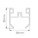 MICRO LINE Inbouwprofiel Trimless (3000mm)
