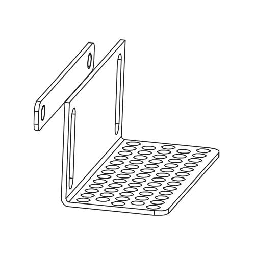 MICRO LINE Mounting Wings for Trimless Recessed Profile