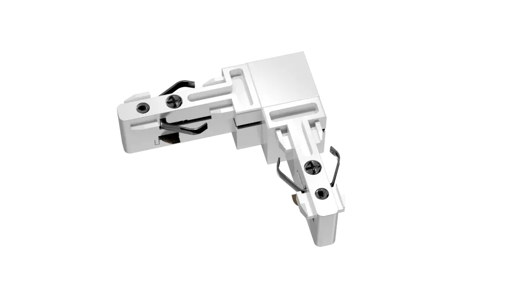MICRO LINE Connecteur en L - Blanc